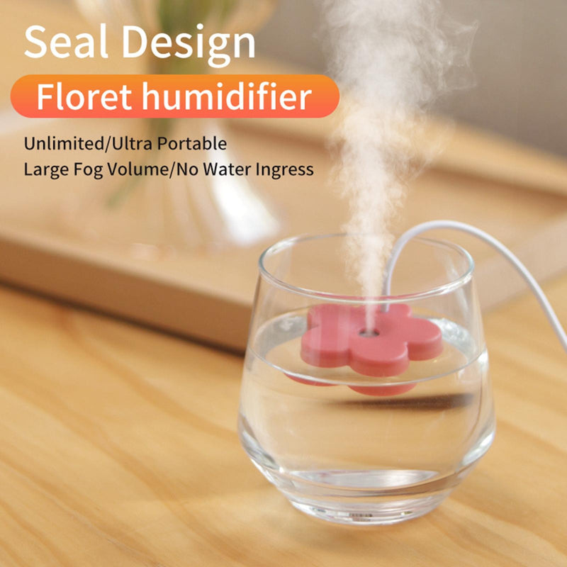 USB Mini Humidifier for Small Spaces – Portable & Quiet Air Moisturizer