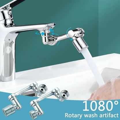 Rotating Dual-Mode Faucet Head – Splash-Proof & Easy Install