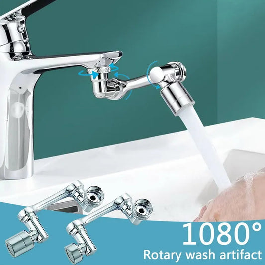 Rotating Dual-Mode Faucet Head – Splash-Proof & Easy Install