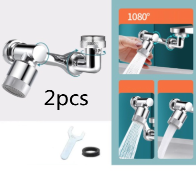 Rotating Dual-Mode Faucet Head – Splash-Proof & Easy Install