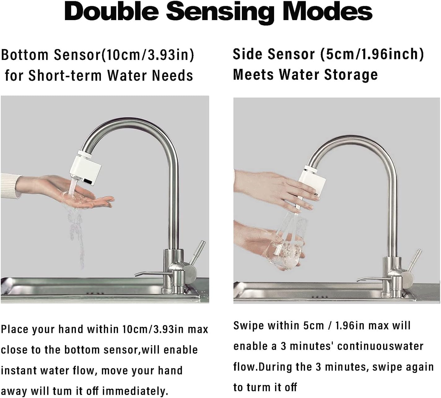 Smart Sensor Faucet Adapter – Automatic Water Saver Tap Extension