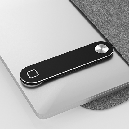 Magnetic Laptop Side Mount – Dual Screen Setup for Phones & Tablets