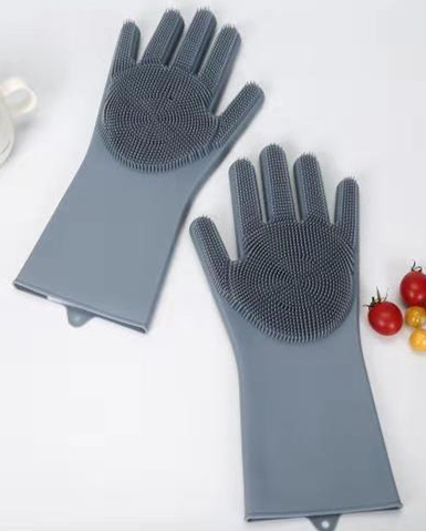 Multi-Purpose Silicone Cleaning Gloves | Dish & Pet Care