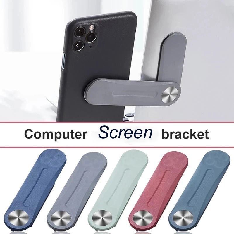 Magnetic Laptop Side Mount – Dual Screen Setup for Phones & Tablets