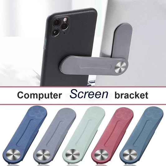 Magnetic Laptop Side Mount – Dual Screen Setup for Phones & Tablets