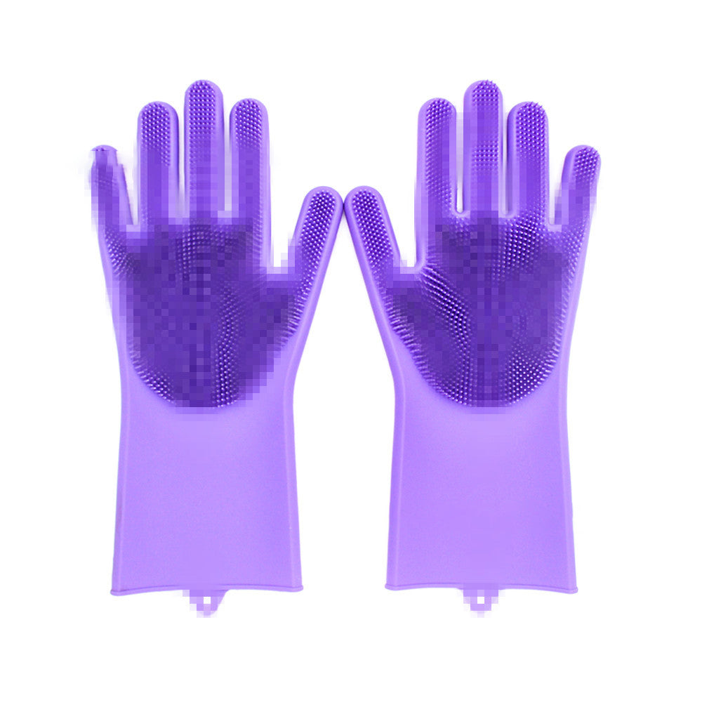 Multi-Purpose Silicone Cleaning Gloves | Dish & Pet Care