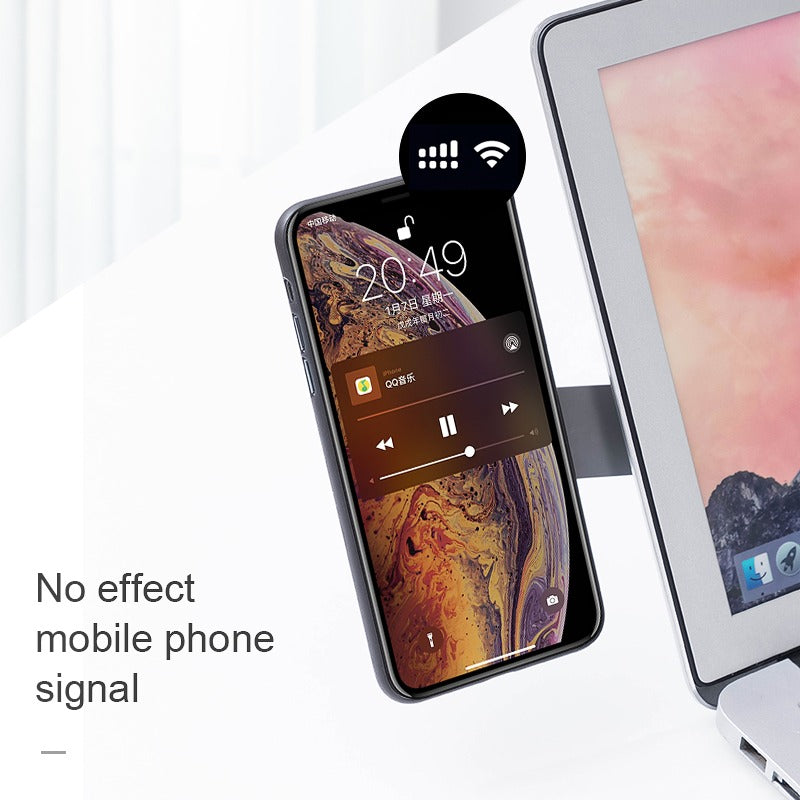 Magnetic Laptop Side Mount – Dual Screen Setup for Phones & Tablets