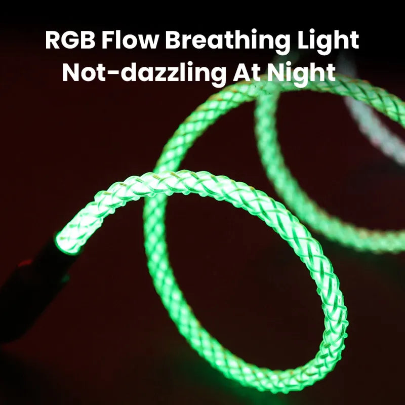 RGB Light Charging Cable – Fast, Durable, Stylish