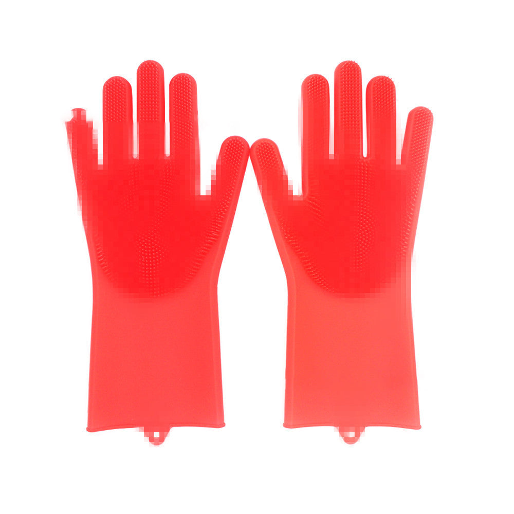 Multi-Purpose Silicone Cleaning Gloves | Dish & Pet Care