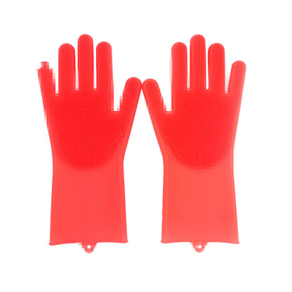 Multi-Purpose Silicone Cleaning Gloves | Dish & Pet Care
