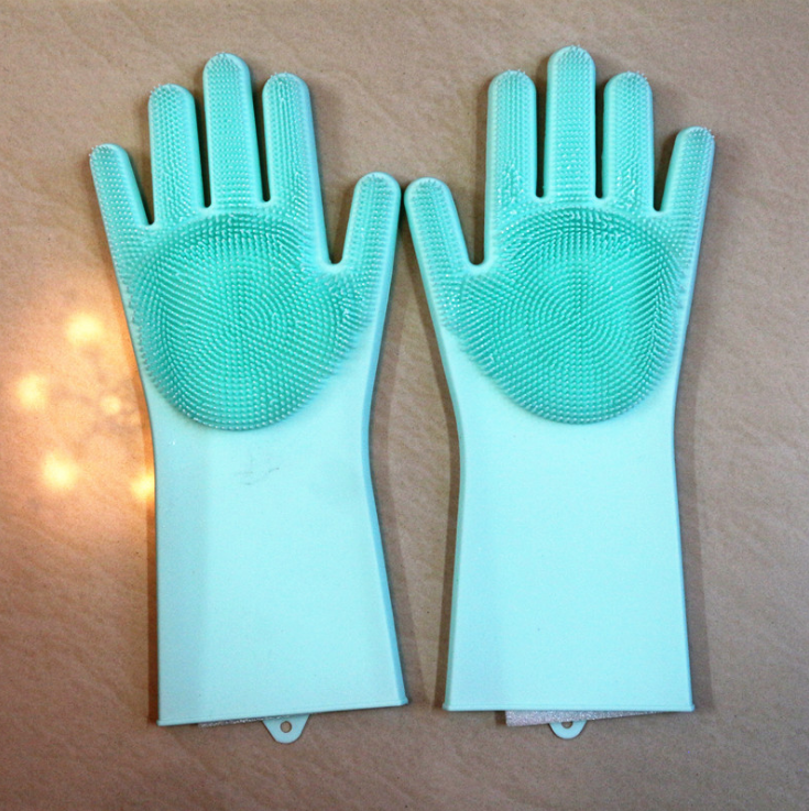 Multi-Purpose Silicone Cleaning Gloves | Dish & Pet Care