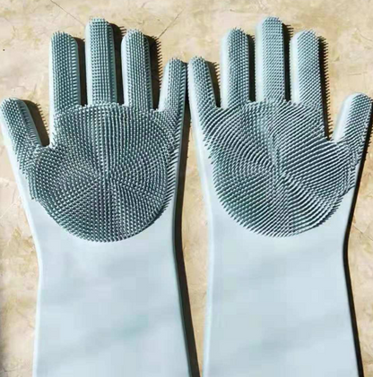 Multi-Purpose Silicone Cleaning Gloves | Dish & Pet Care