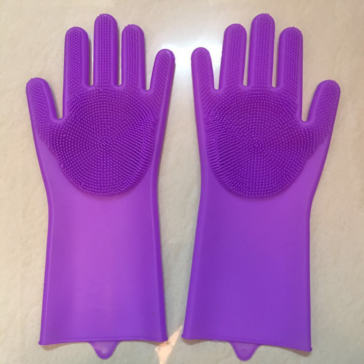 Multi-Purpose Silicone Cleaning Gloves | Dish & Pet Care