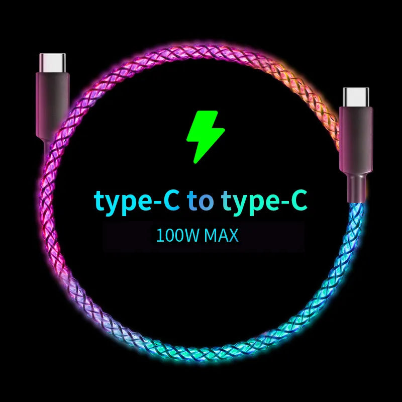 RGB Light Charging Cable – Fast, Durable, Stylish